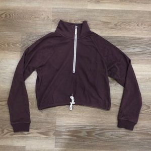 Women's Vuori Purple Quarter-Zip Sweatshirt small